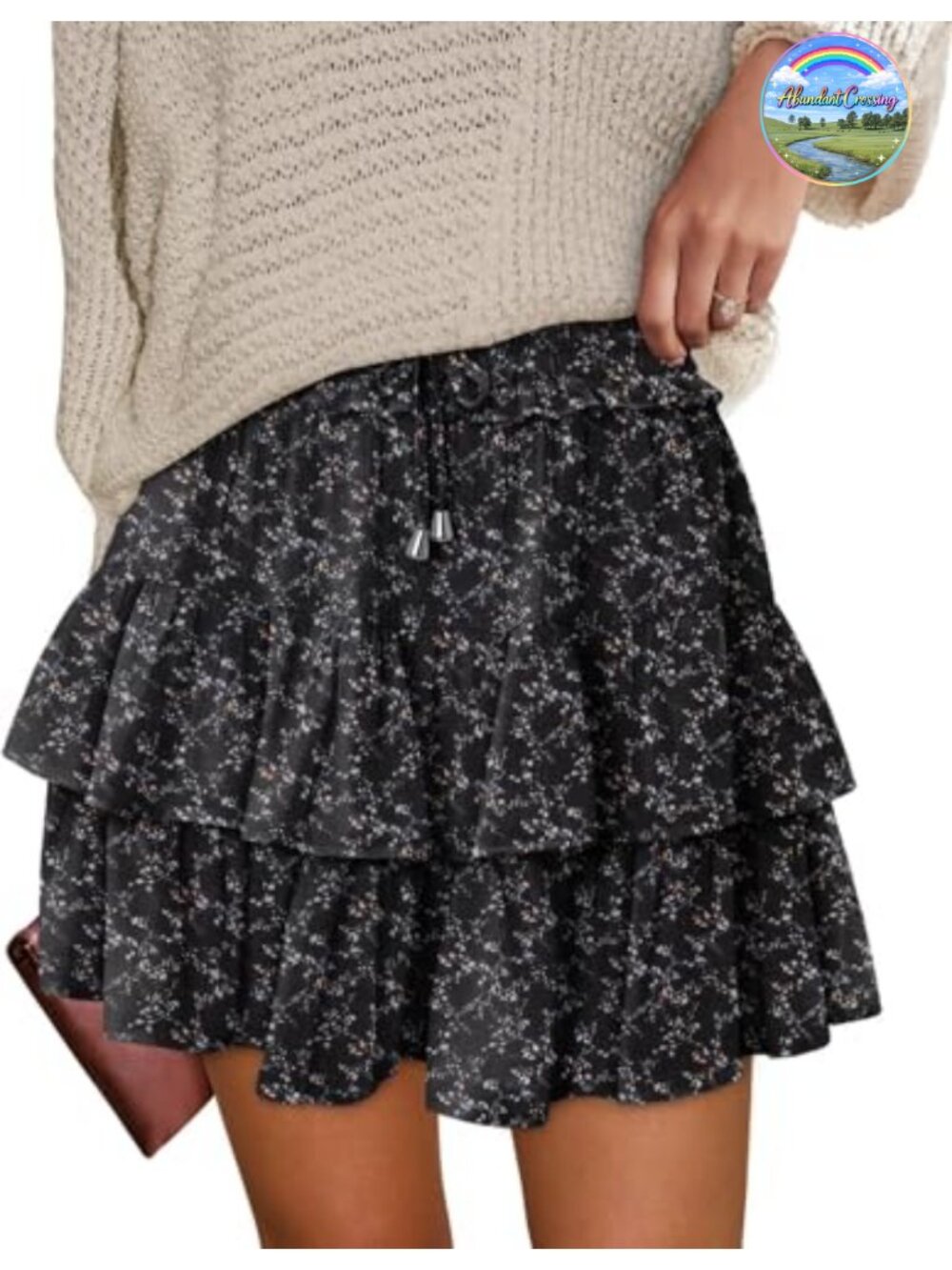 Flowy Ruffle Tiered Skort Shorts Golf Tennis Summer Active Skirt